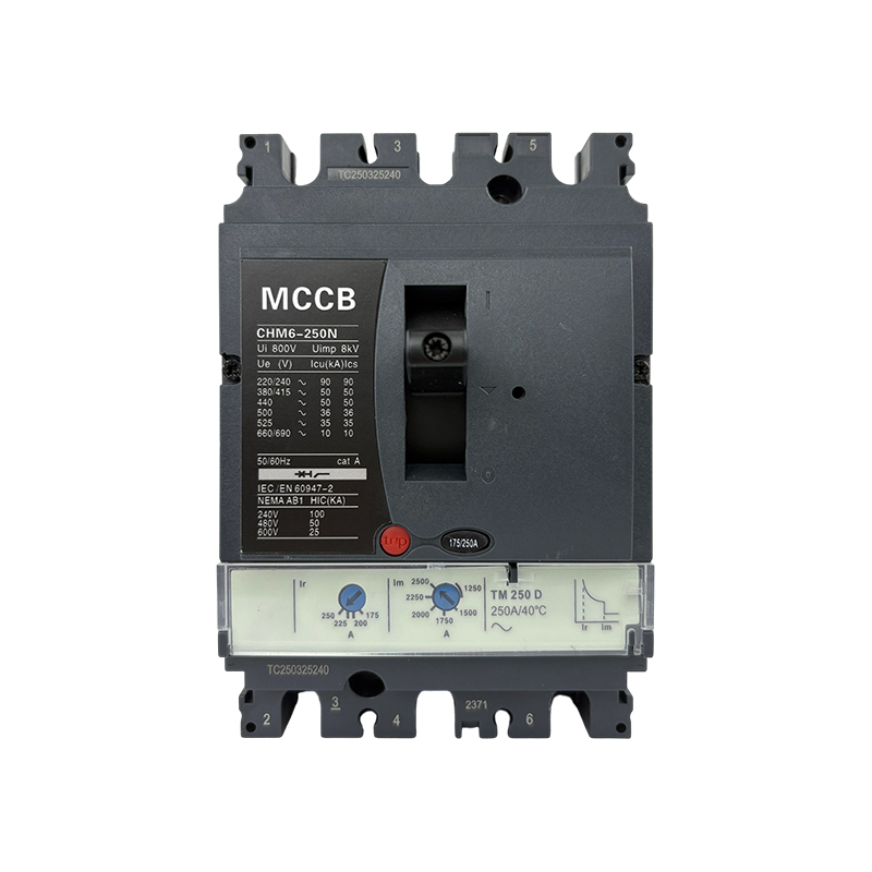 CHM6-250N 250A قابل للتعديل الحماية المغناطيسية الحرارية متعددة الجهد التكيف مصبوب قطاع دارة