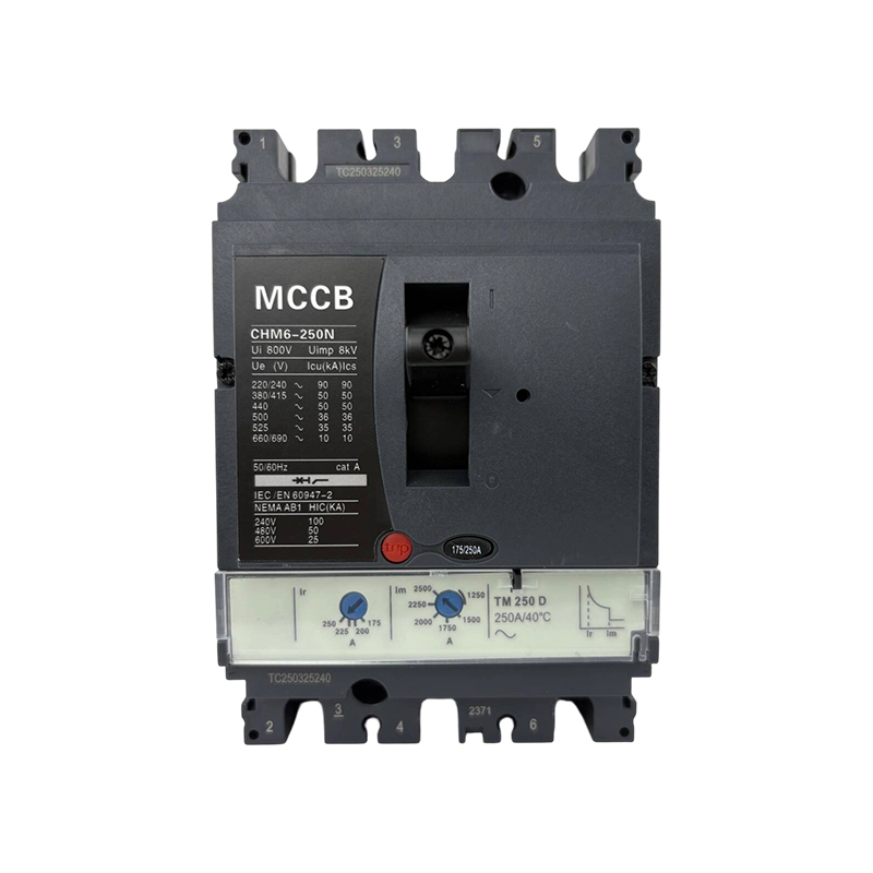 CHM6-250N 250A قابل للتعديل الحماية المغناطيسية الحرارية متعددة الجهد التكيف مصبوب قطاع دارة