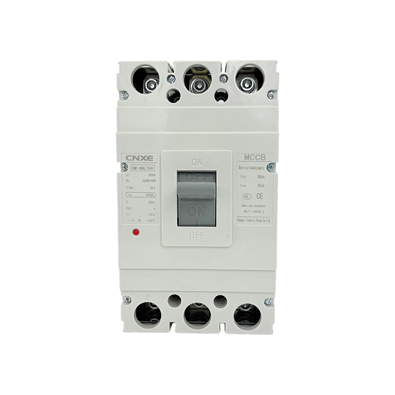 قاطع دائرة مقولب CHM1-400L/3340، قدرة كسر 400 أمبير، 50 كيلو أمبير، حماية توزيع الطاقة على ثلاث مراحل