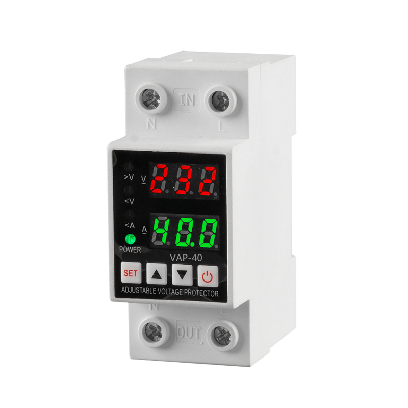 عرض ثنائي الصف للجهد الزائد والجهد المنخفض DIN Rail