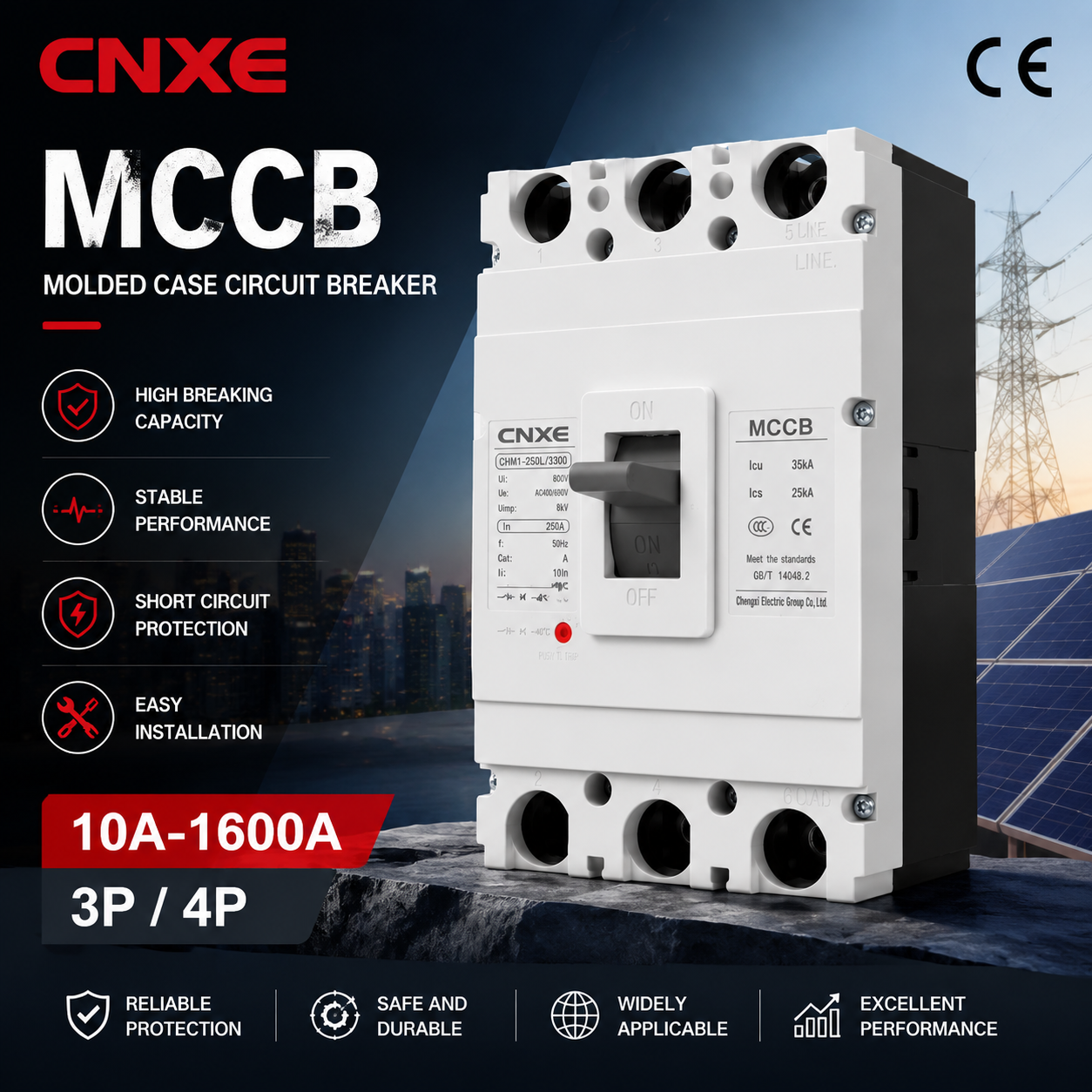 فحص MCCB: من تجميع المكونات إلى مراقبة الجودة النهائية